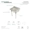 Kingston Brass 30X22 Marble Vanity Top W/ Acrylic Feet Combo, Marble/Chrome KVPB30MASQ1 - alternate 2